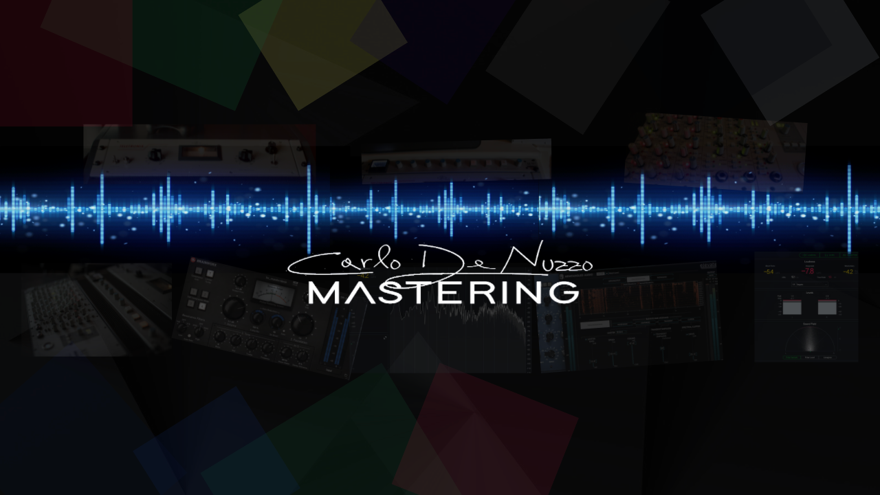 Mastering Studio - Carlo De Nuzzo Audiogrill